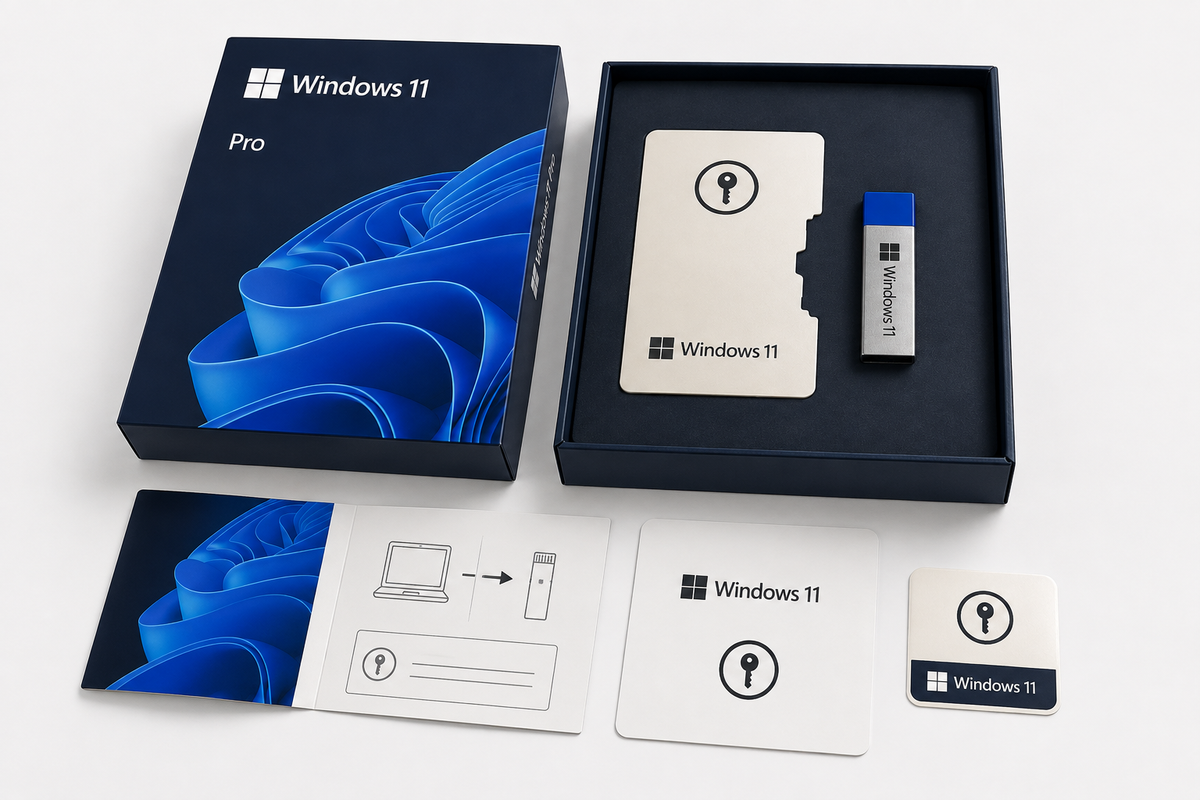 Windows 11 Pro USB | Komplet boks