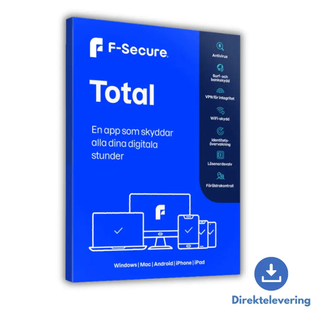 F Secure Total 1 enhed / 1 år