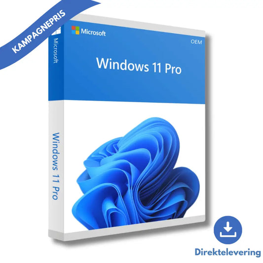 Microsoft Windows 11 Pro Dansk (64-bit OEM)