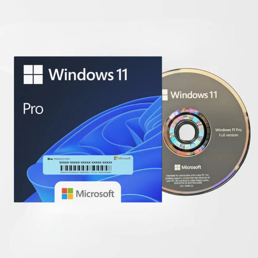 Windows 11 Pro installationsdisk på DVD/CD med Microsoft-logo